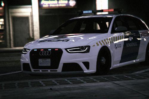 Police Audi RS4 Avant: Hungary